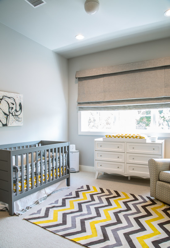 This is an example of a transitional nursery in Austin.