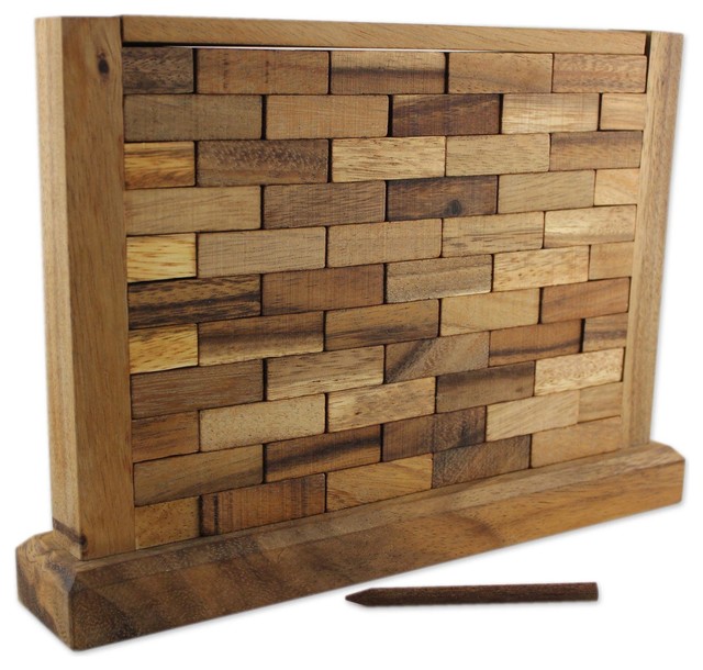 Stacking Wall Wood Game, Thailand Rustic Board Games And Card Games
