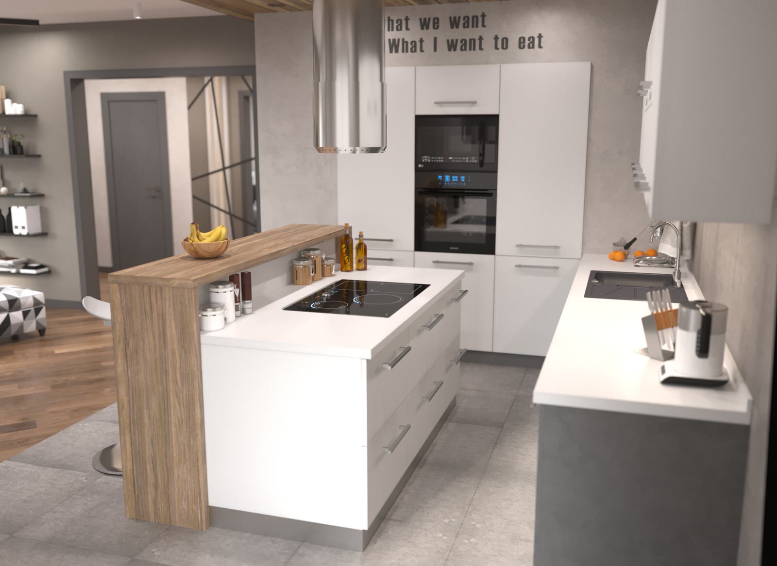 Кухня-гостиная