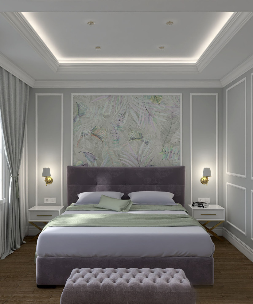 Двухкомнатная квартира в стиле неоклассика