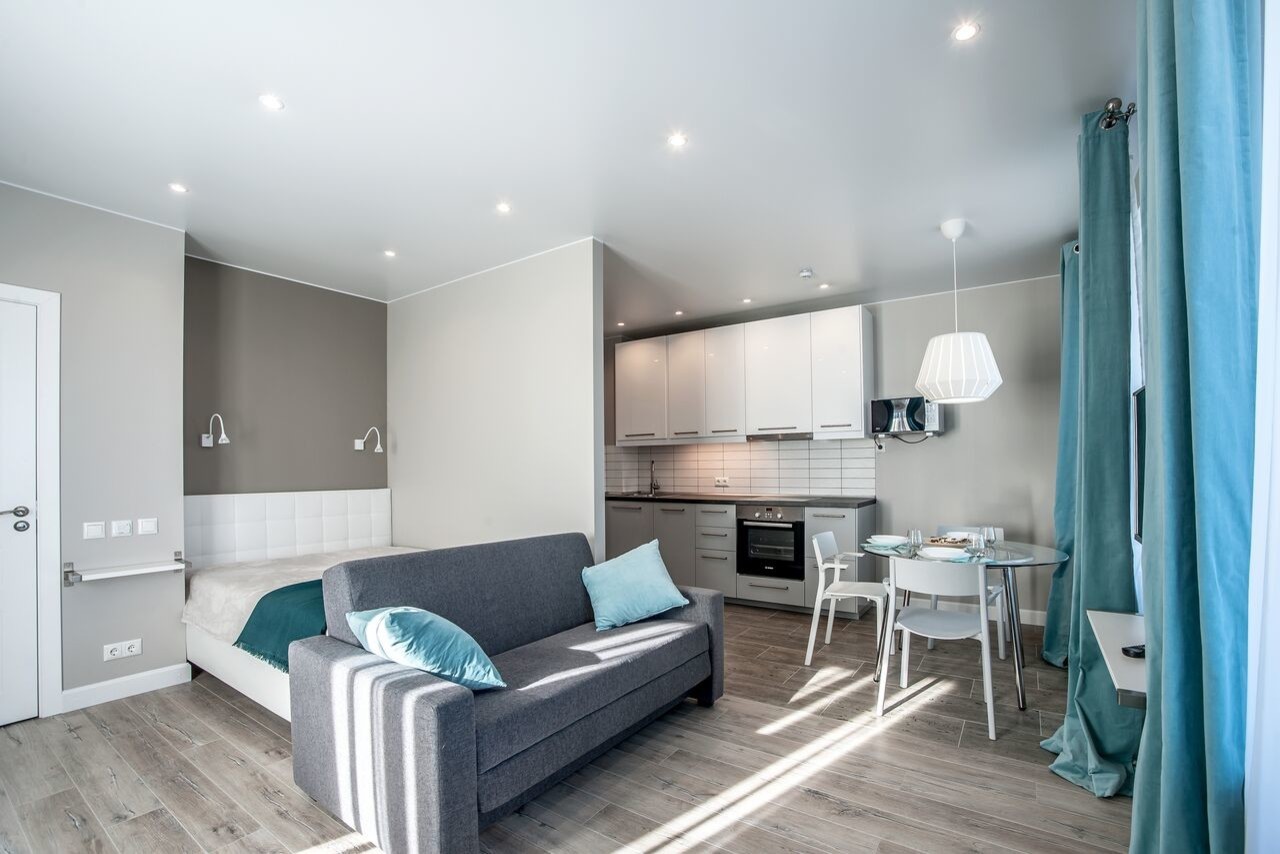 Реализованный проект квартиры-студии