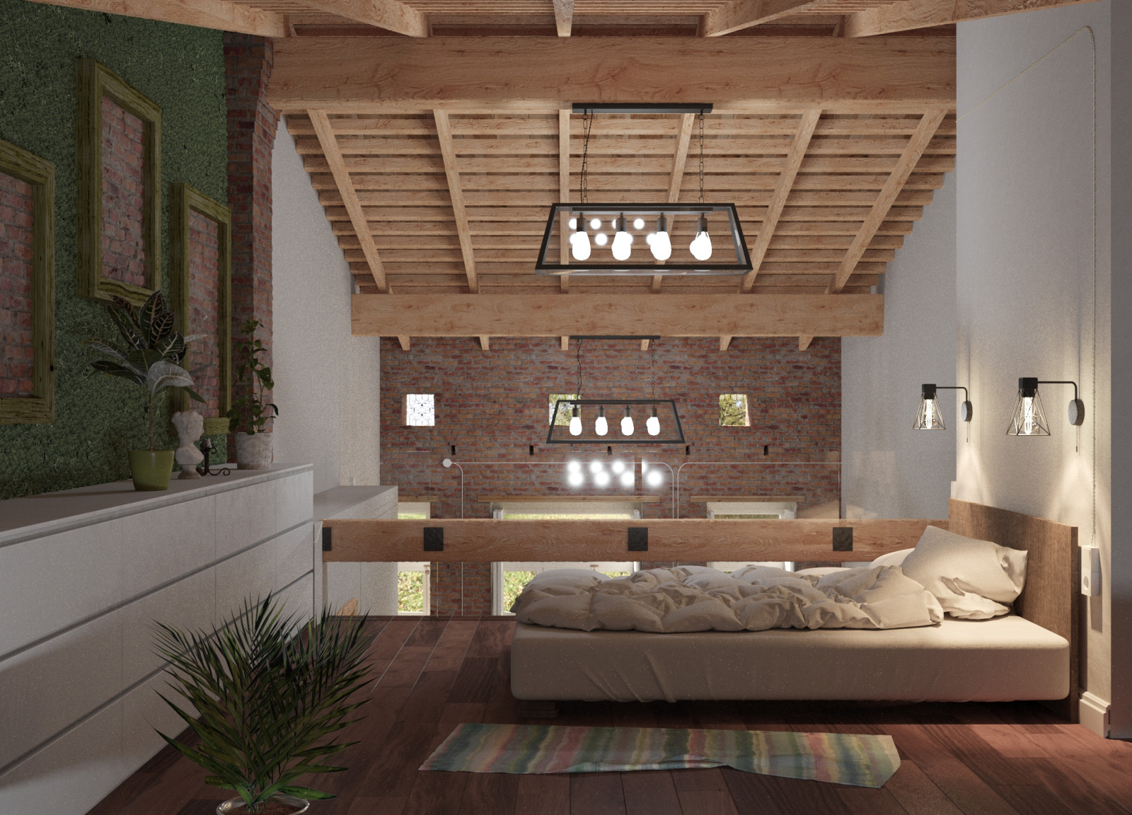 Спальня на втором этаже