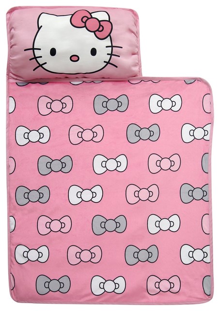 Hello Kitty Nap Mat By Lambs Ivy Pink Gray And White Animals