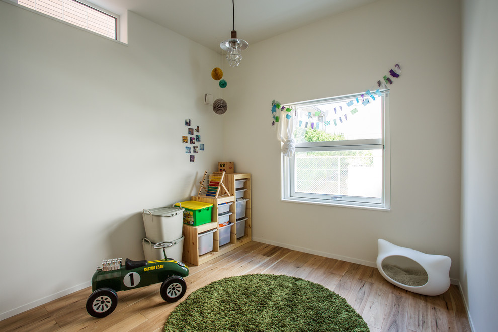 This is an example of a scandinavian kids' room in Fukuoka.