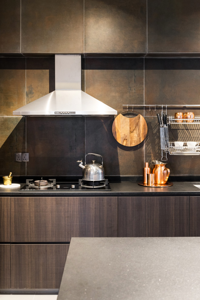Design ideas for a Scandinavian kitchen in Singapore.