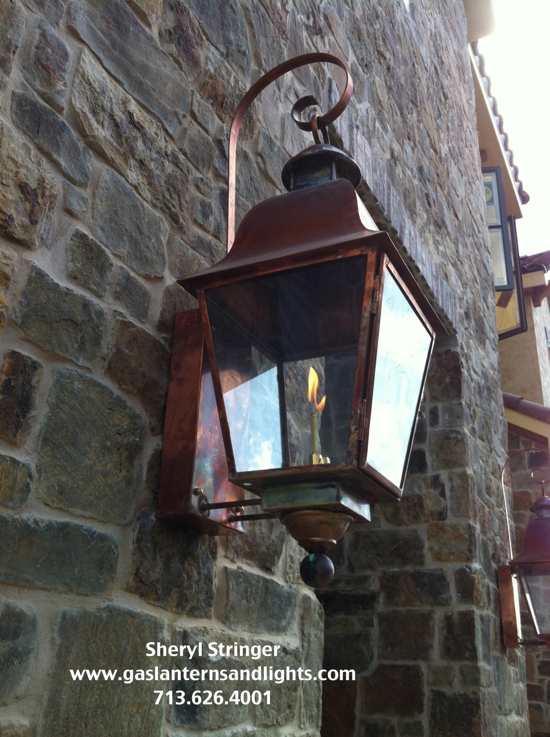 Tuscan Gas Lanterns by Sheryl Stringer