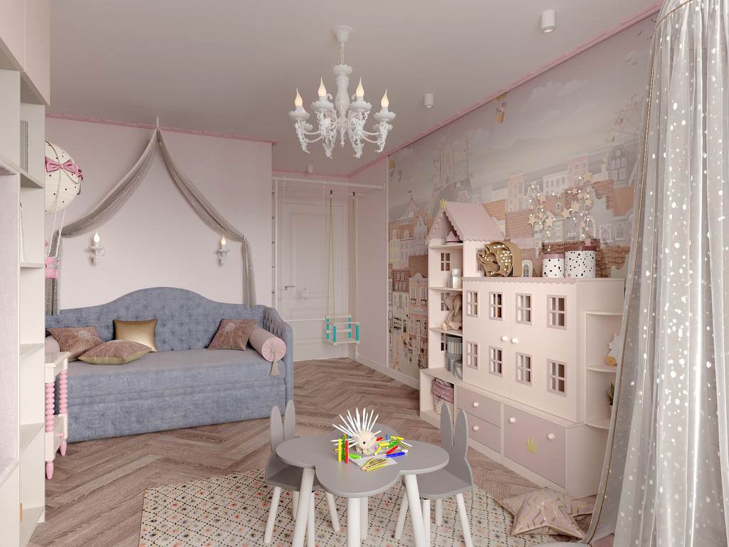 Дизайн интерьера квартиры в современном стиле в ЖК «Царская столица», 107 кв.м.