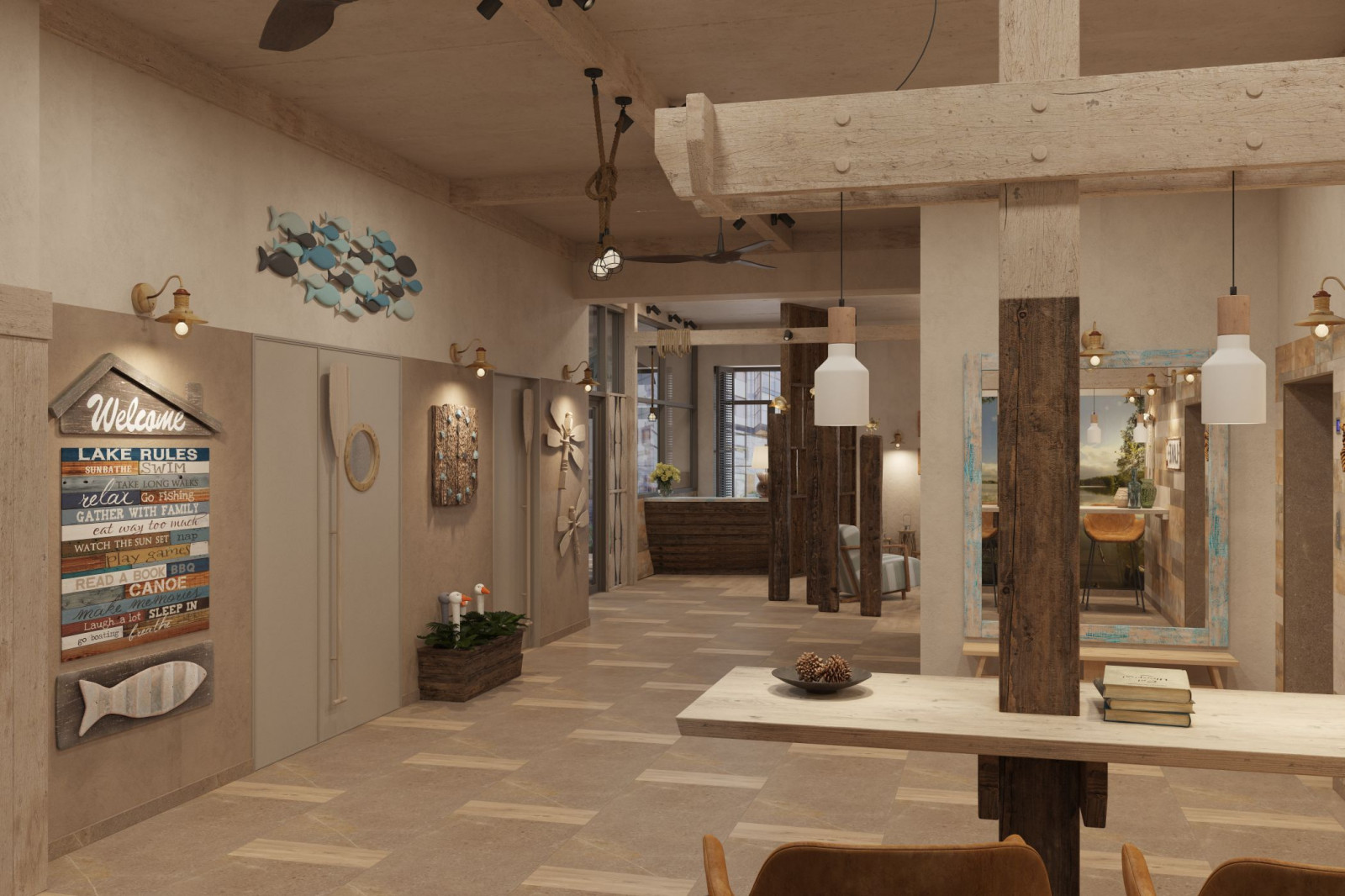 Интерьер места общего пользования (ИОП) ЖК