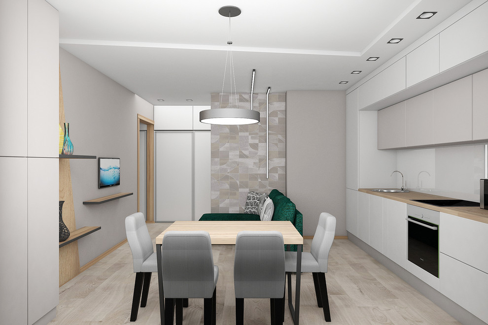 Бюджетный проект в панельном доме.