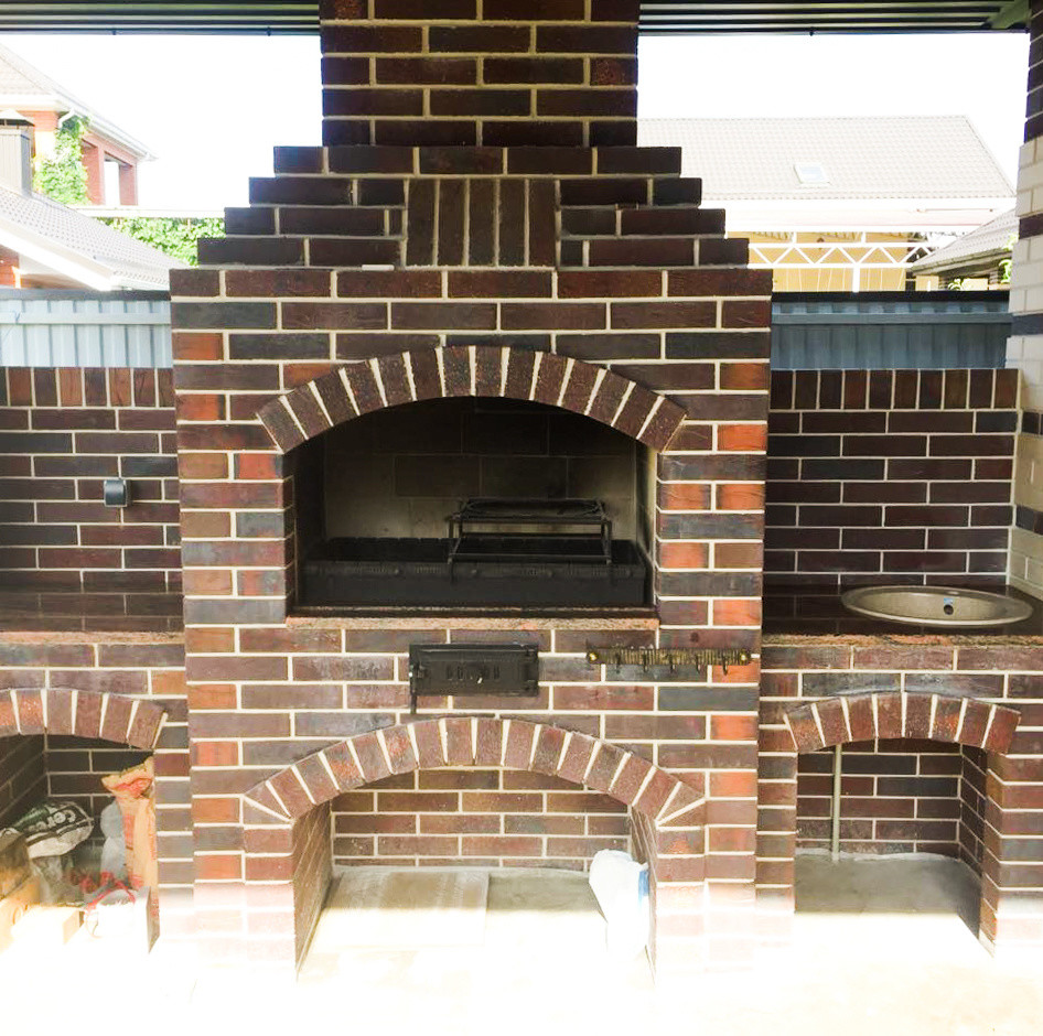 Столешницы для барбекю из гранита Multicolor Red