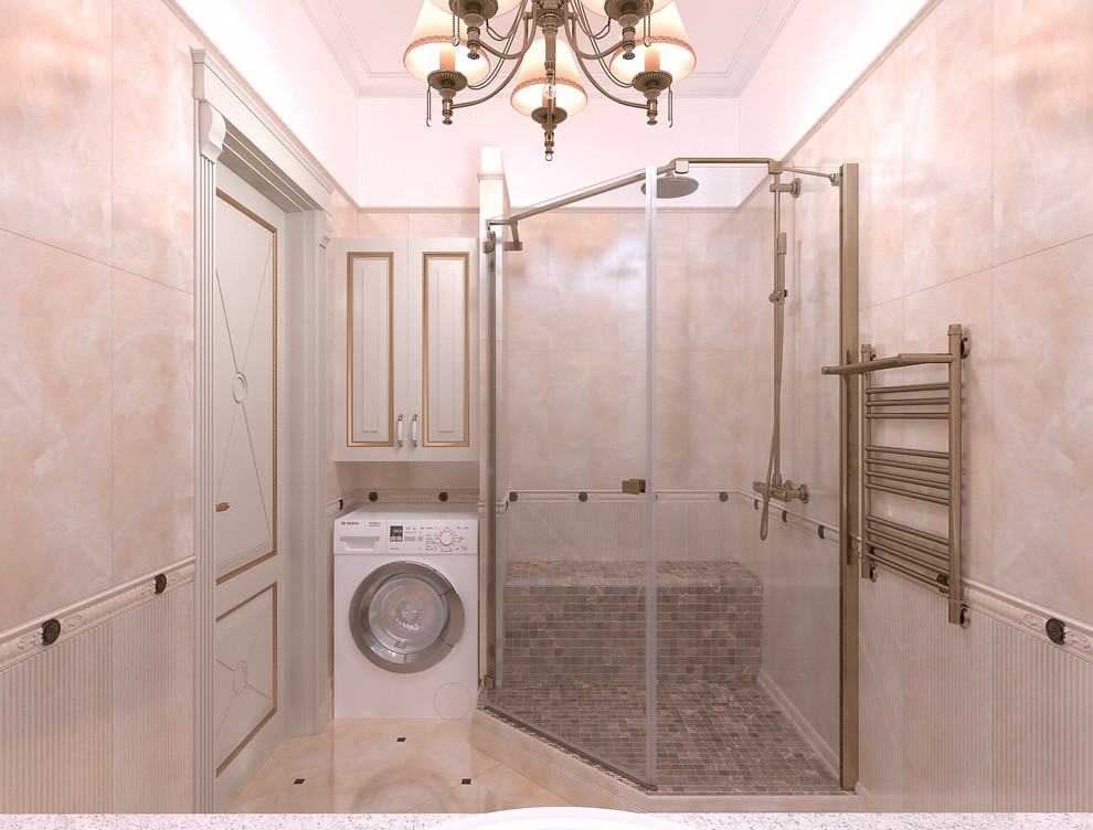 Квартира с бирюзовой спальней