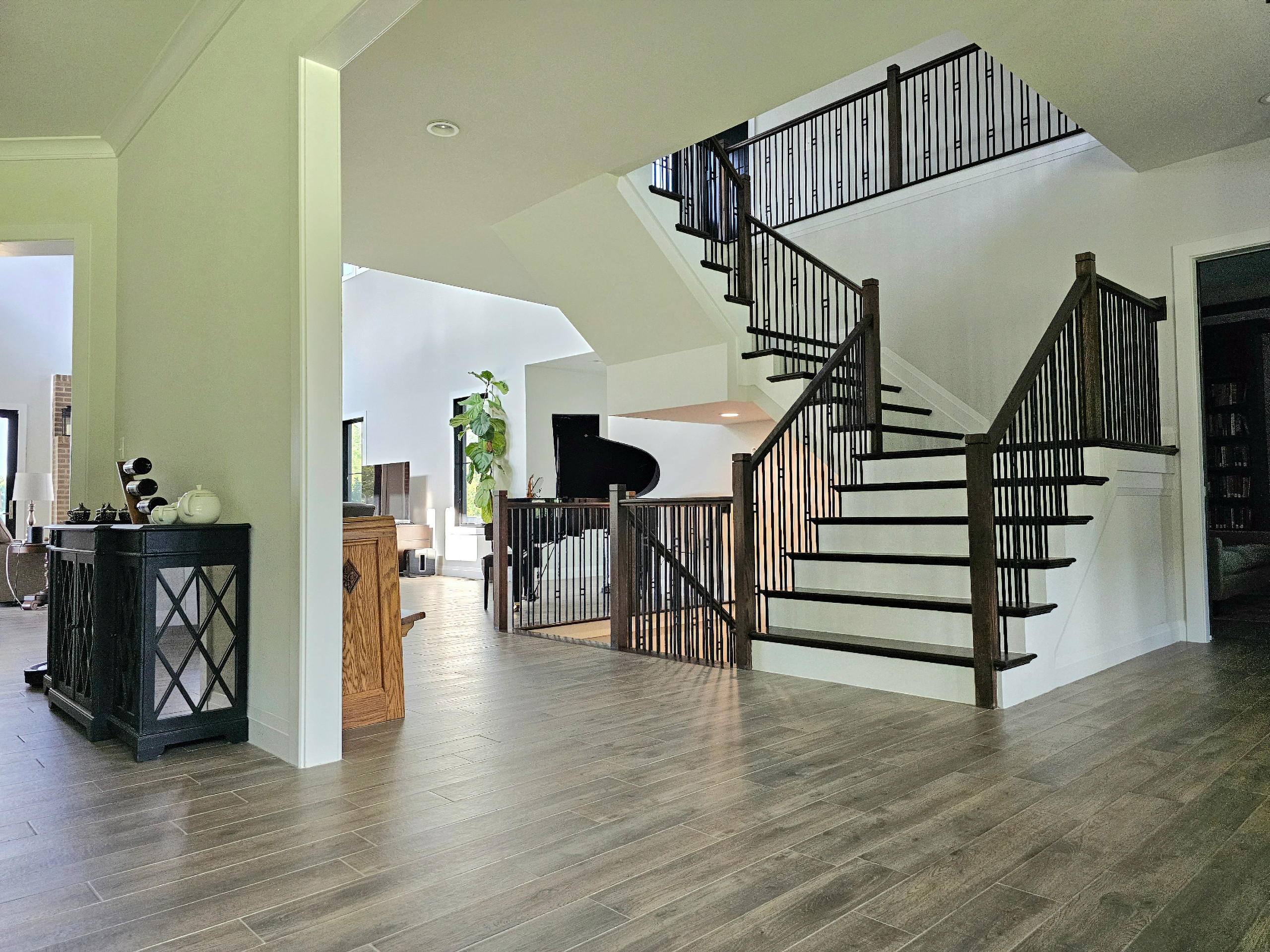 109_Impressive Floating Staircase in Countryside Retreat, Upper Marlboro, MD