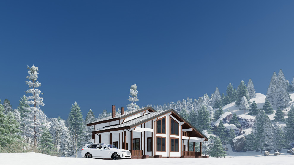 color selection for a wooden house\\ подбор цвета для деревянного дома