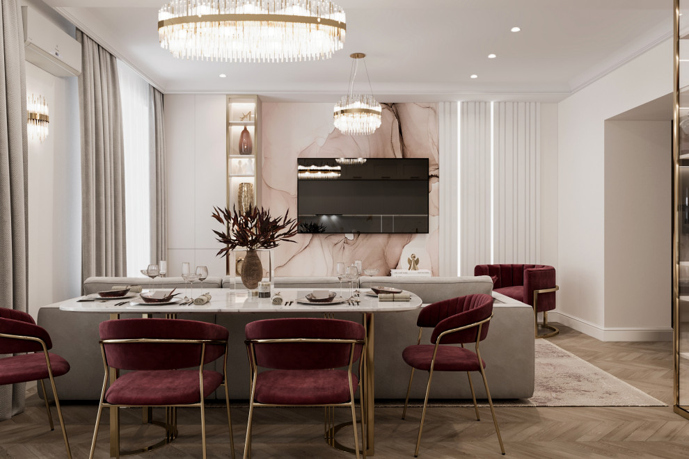 Столичный, 3х комнатный дом, классика с элементами Арт Деко