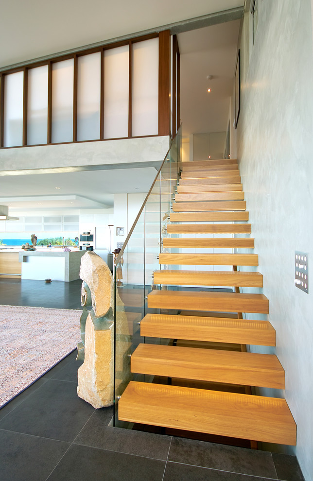 Design ideas for a beach style staircase in Brisbane.