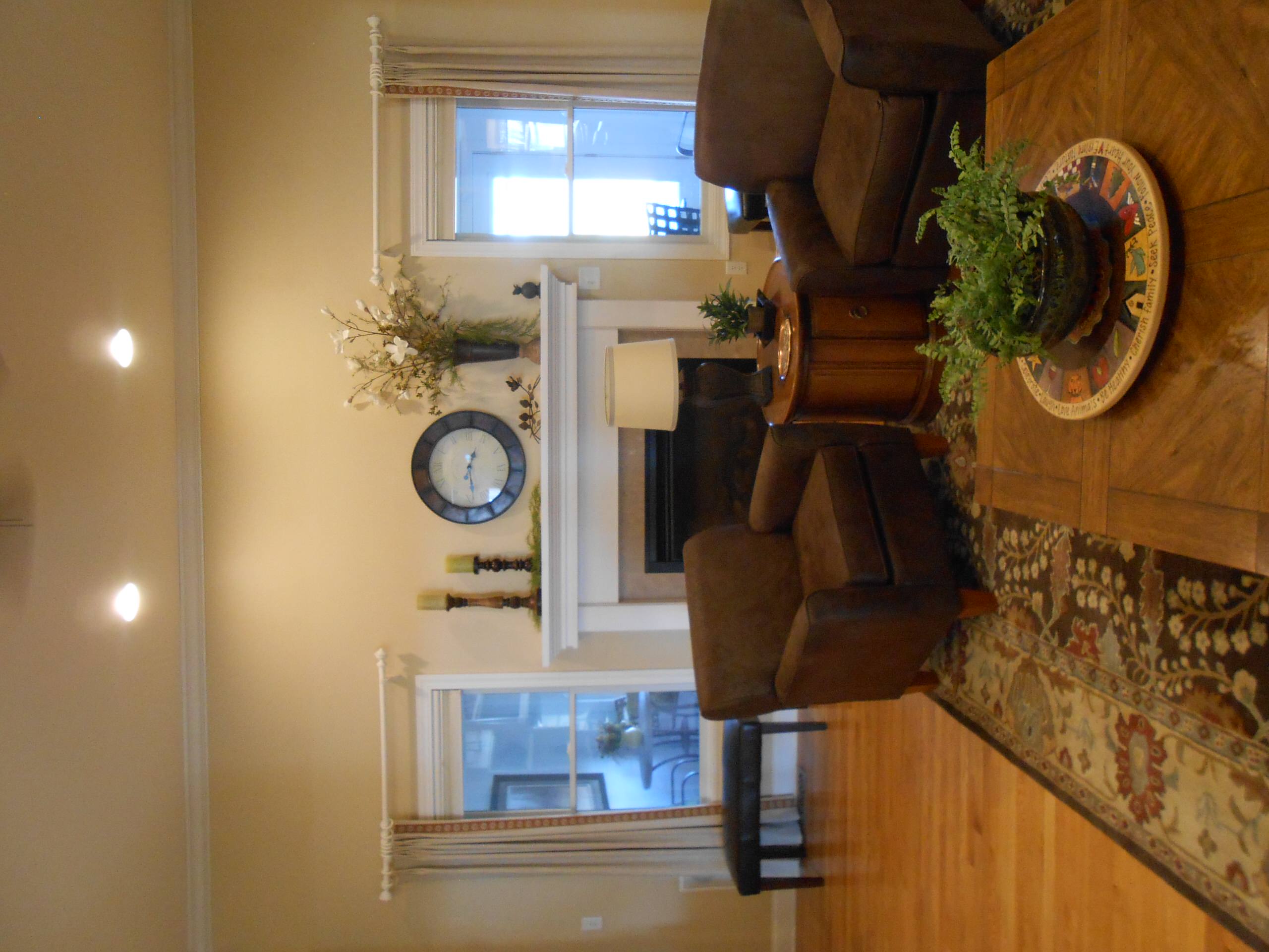 Living room Re-design with Custom Entertainment Center
