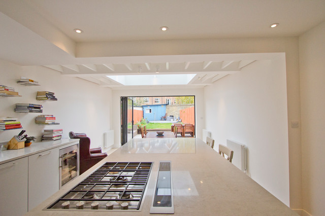 Light Grey/Lava Grey/Bianco Drift contemporary-kitchen
