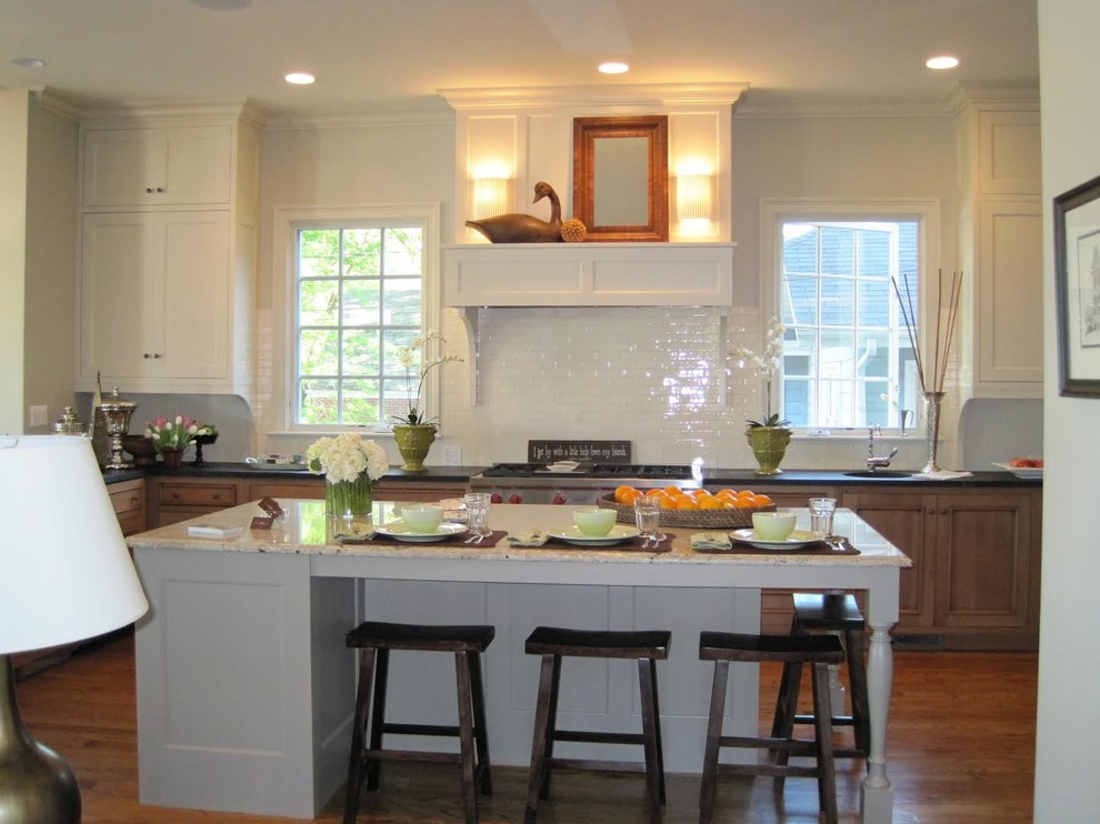 Kitchen - transitional kitchen idea in Orange County