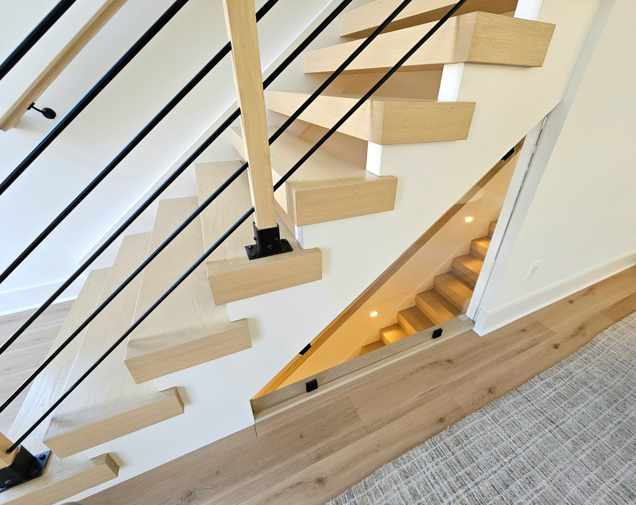 111_Open-Rise Stair with a Stunning Pool View, Great Falls, VA 22066
