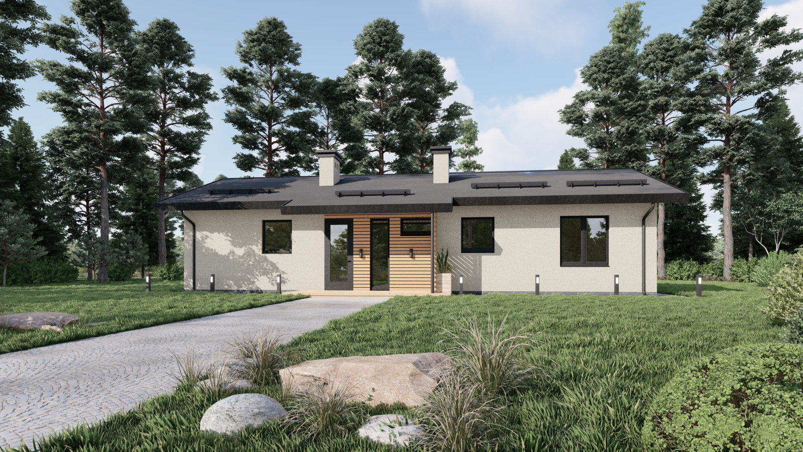 Проект типового дома. Тип М-2