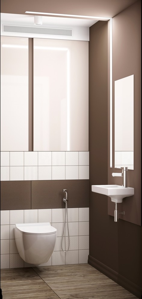 Дизайн - проект 3к. кв. 75 м2 для молодой пары в ЖК Крылья