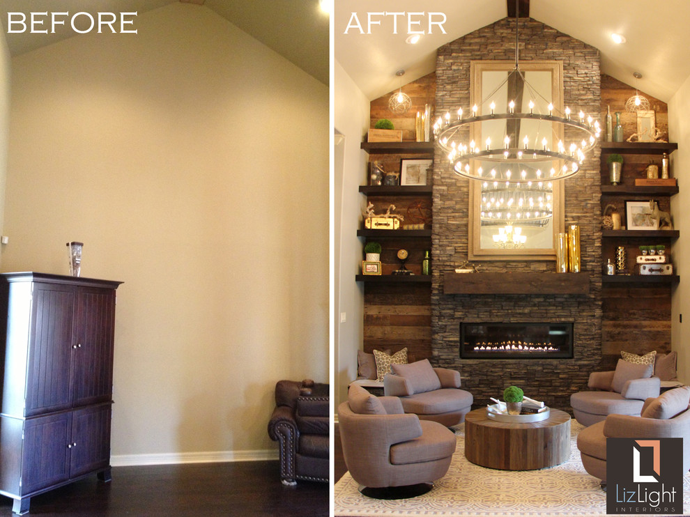 Eclectic entryway photo in Austin