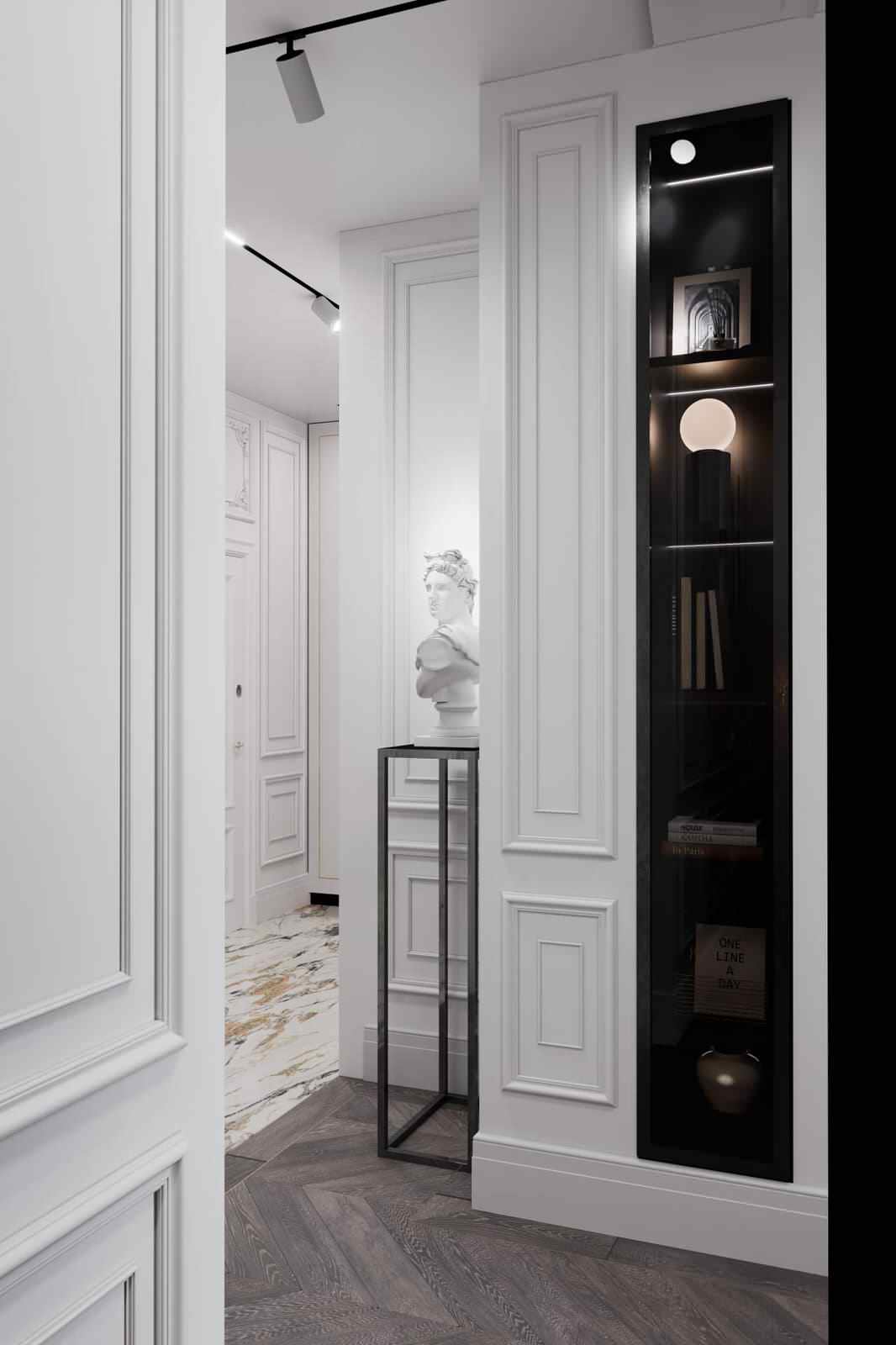 Дизайн и ремонт квартиры в ЖК «Царёв Сад» — Театр контрастов