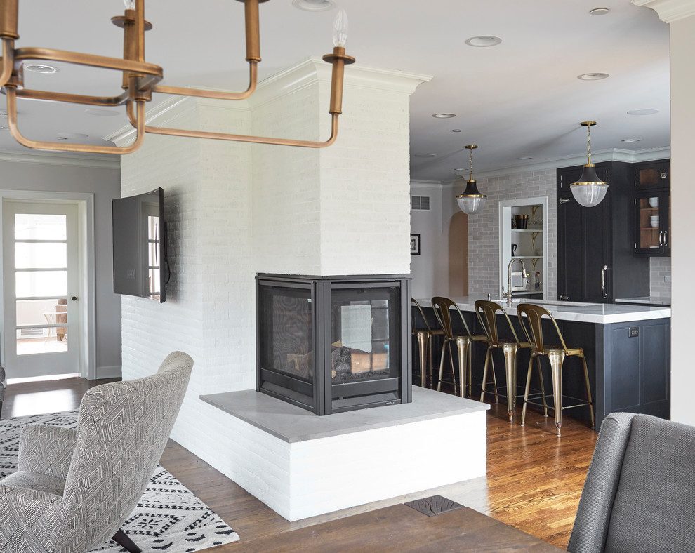 Home design - transitional home design idea in Chicago