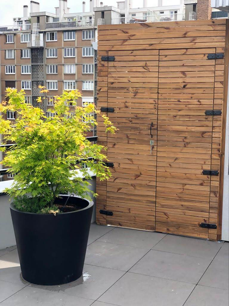 Aménagement d'une terrasse parisienne