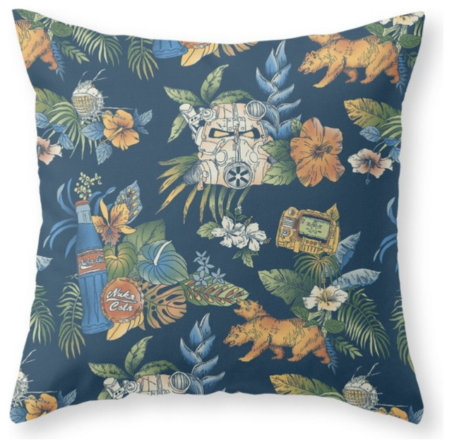 Society6 Vault 22, Throw Pillow - Eclectic - Decorative Pillows - by Society6