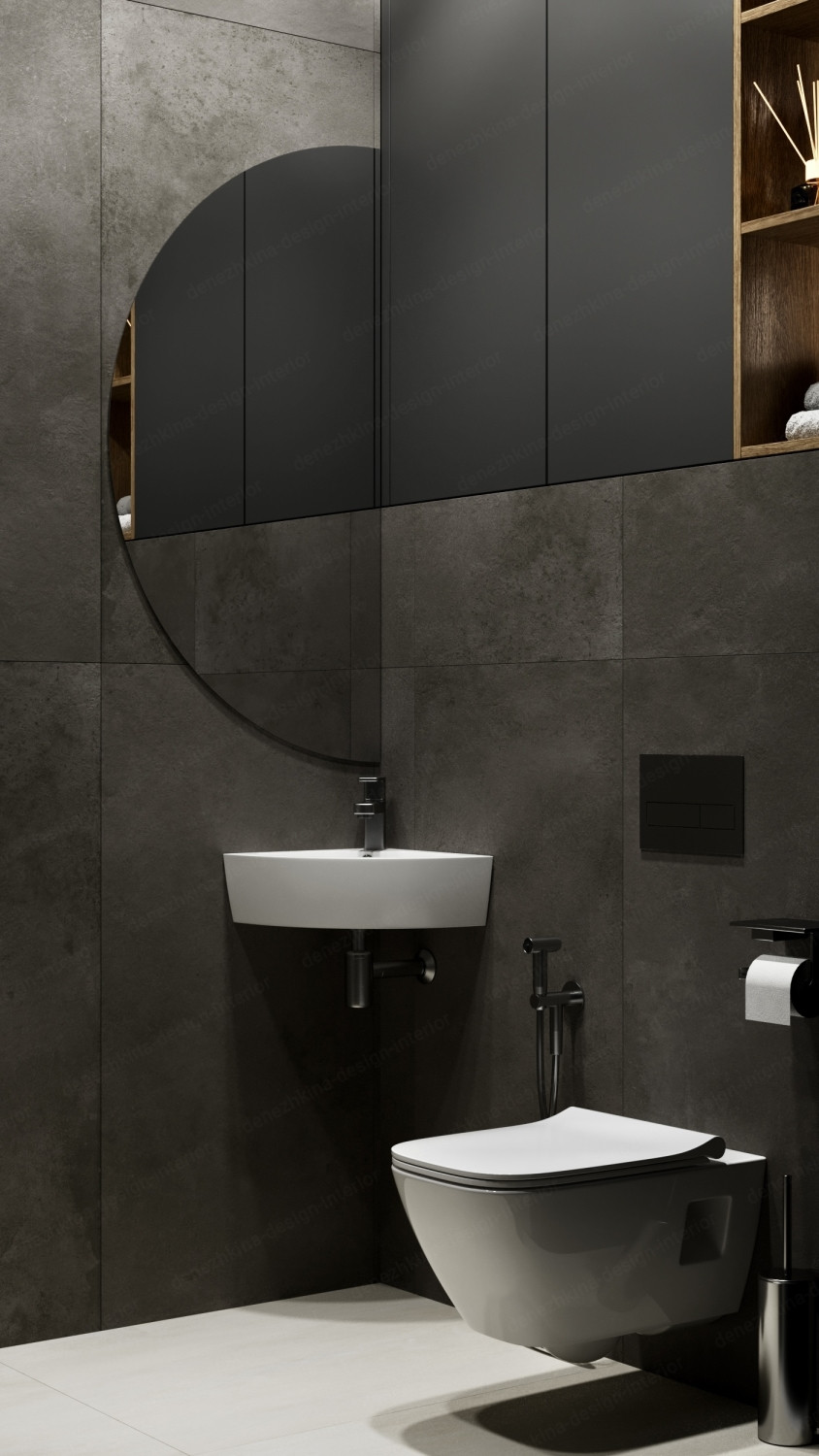 Дизайн проект 3 комнатной квартиры - ЖК Западный порт