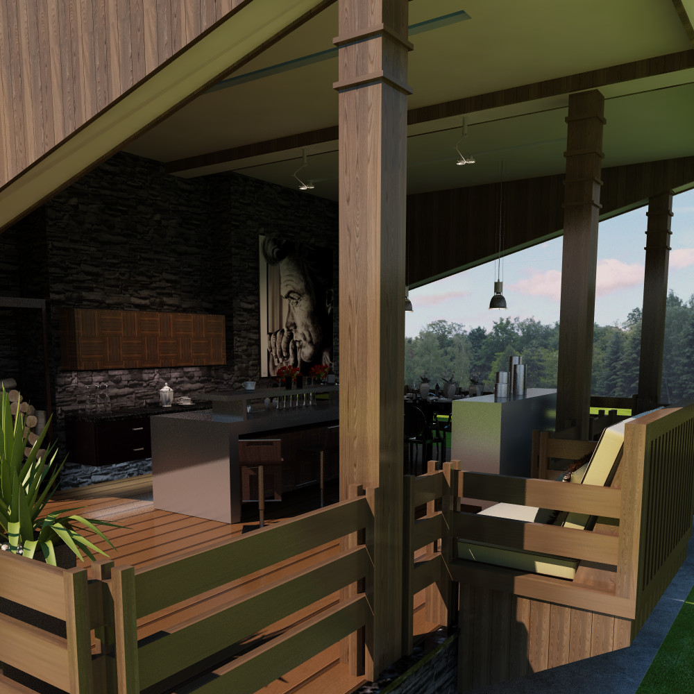 Экстерьер дома в Николиной поляне