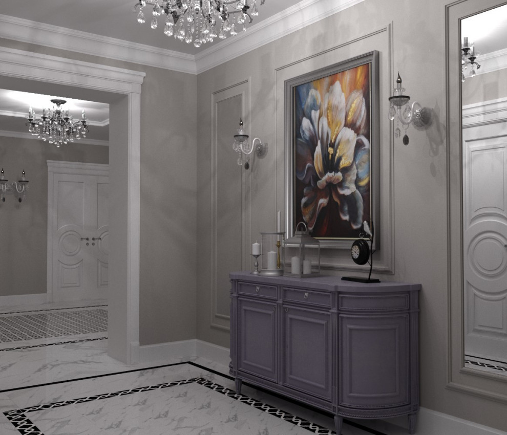 Интерьер квартиры во Владикавказе на Пр. Коста, 83. Классика.