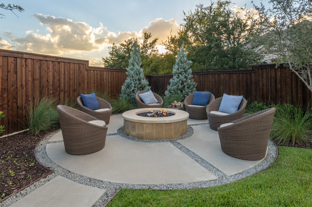 9 Fresh Concrete Patio Ideas For Yards Of All Styles - Concrete Patio Set Time