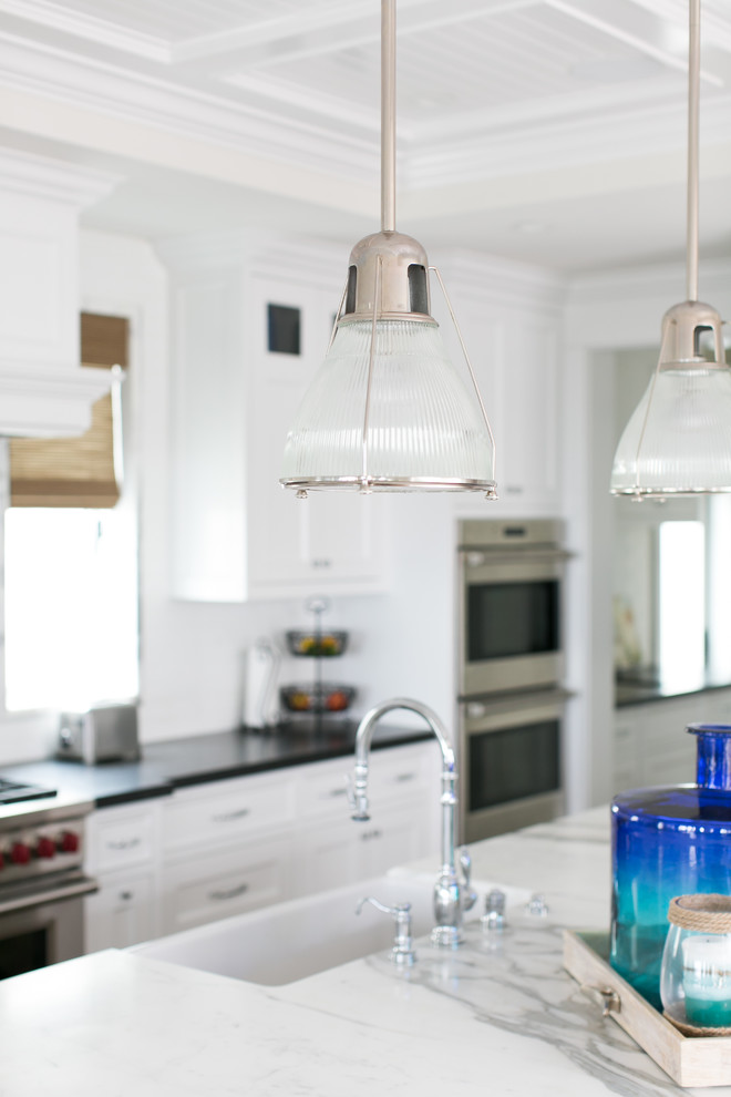 Inspiration for a transitional kitchen remodel in Orange County