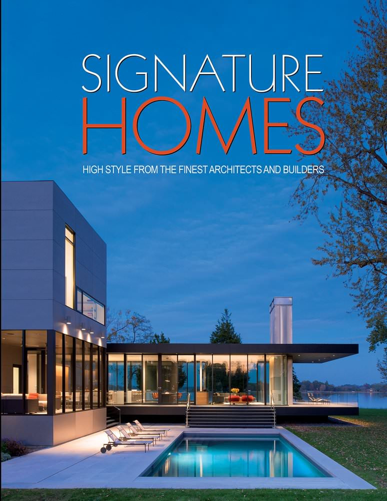 Book cover—Signature Homes: High Style From the Finest Architects and Builders—featuring 12/12 Architects