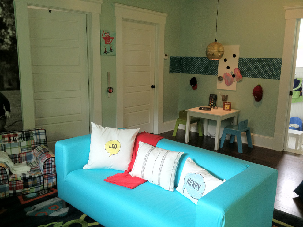 Photo of an eclectic kids' room in Atlanta.