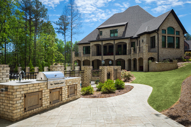 Nottingham Tudor Brick Home - Alabama - Traditional - Exterior - Other