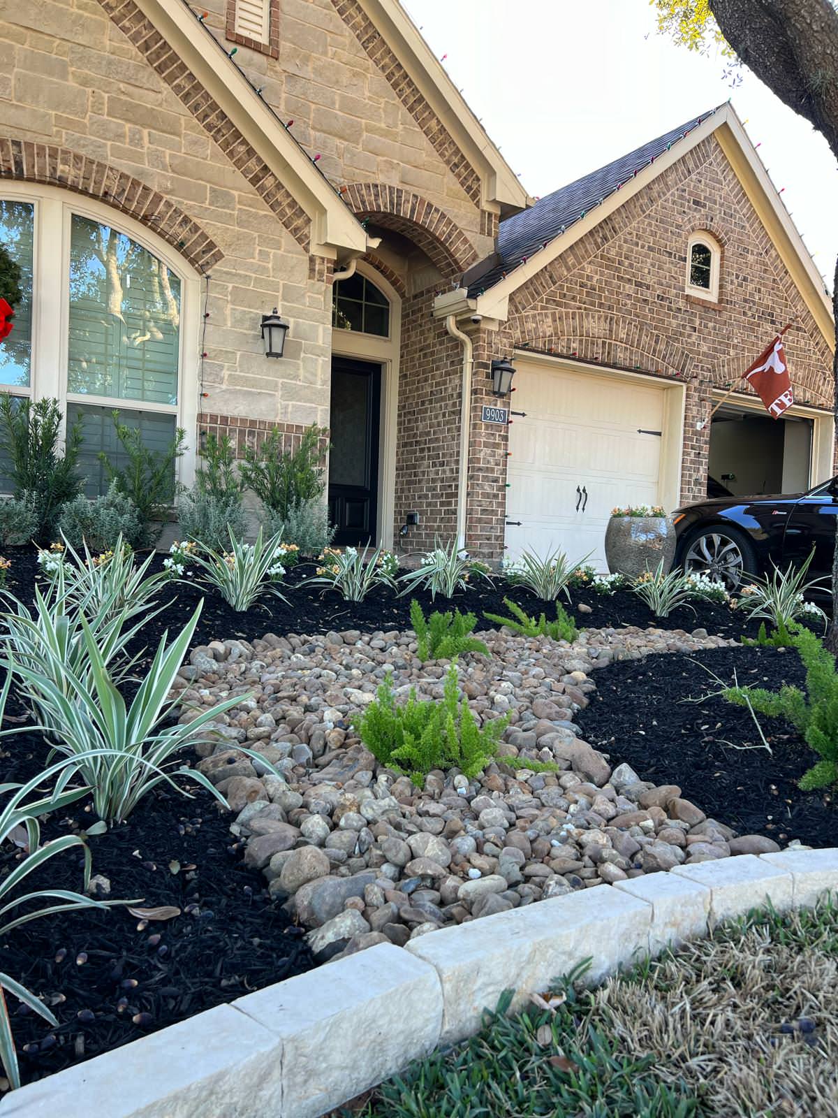 Putting Green, Backyard Paradise and Front yard Makeover in Fulshear!