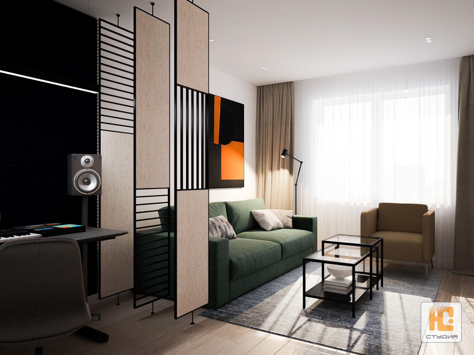 Дизайн-проект квартиры 63,00 м/кв