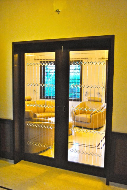 Traditional Glass Partition Design Klassisch Ahmedabad