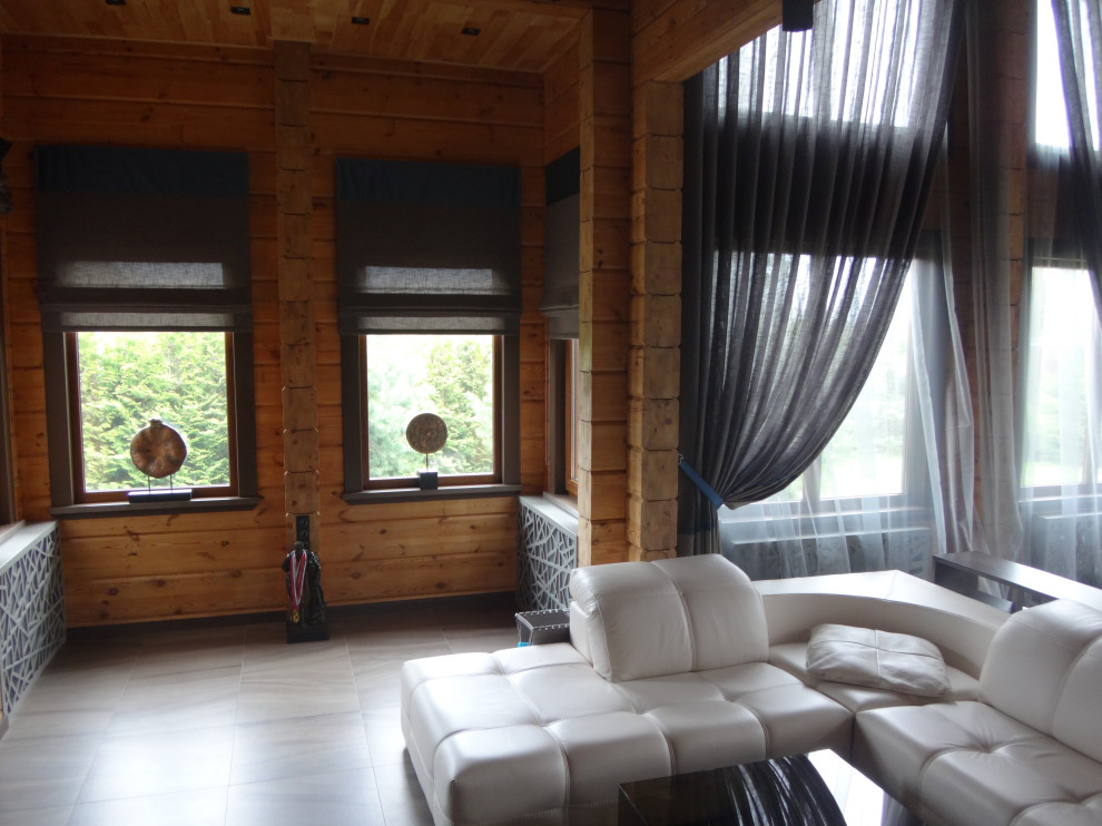 Частный дом из клееного бруса 500 кв.м.  д.Мостовское.