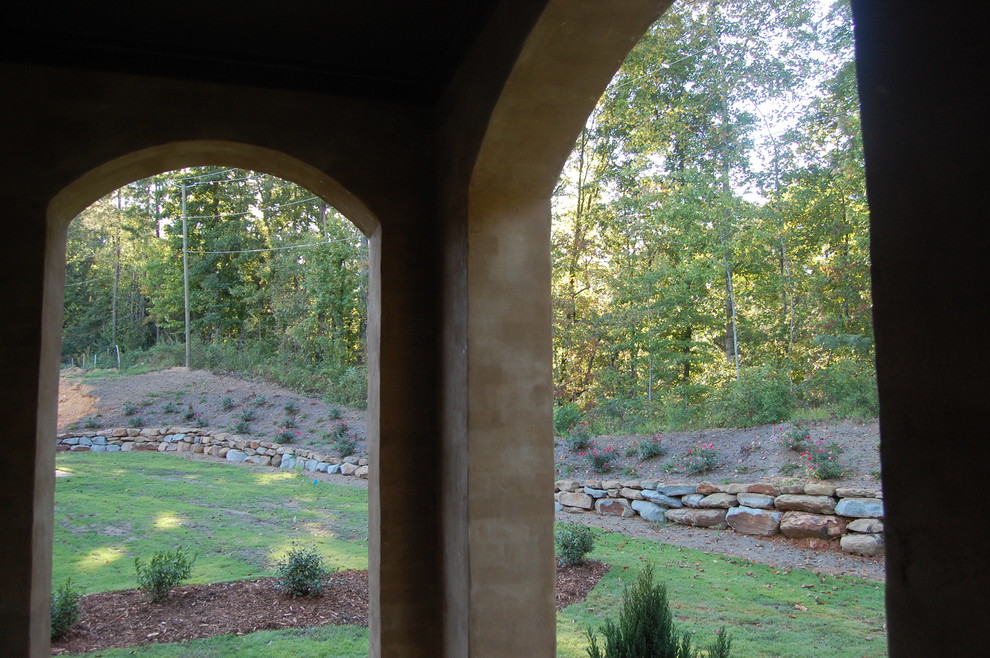 Inspiration for a rustic patio remodel in Birmingham