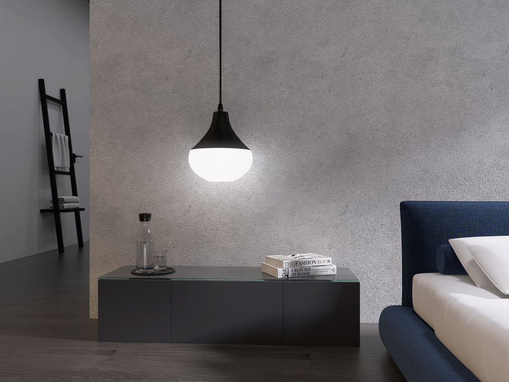 Спальня с атмосферой спокойствия  интерьер мастер блока спальни с ванной