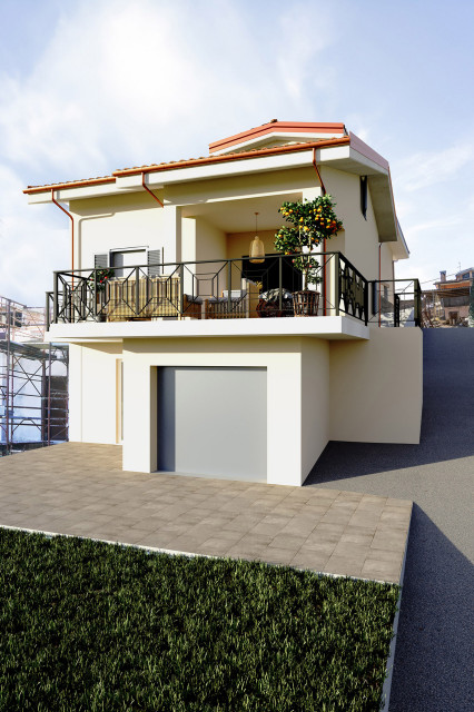 Esterno casa-de-campo-fachada