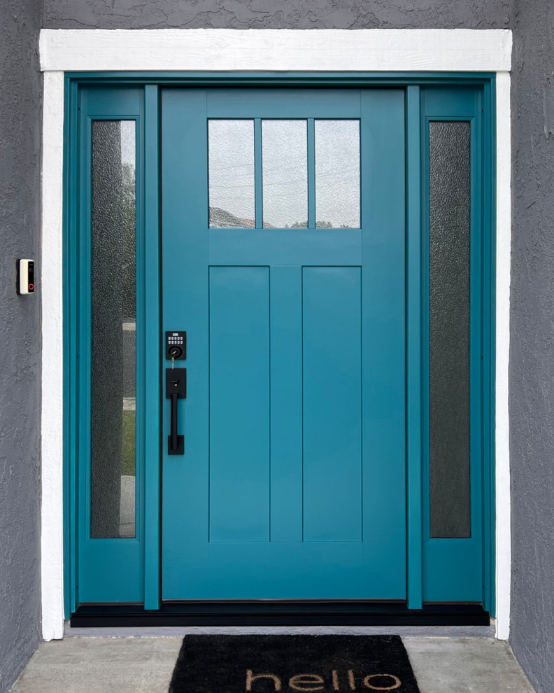 Craftsmanstyle Door Design Ideas Traditional Entrance Orange