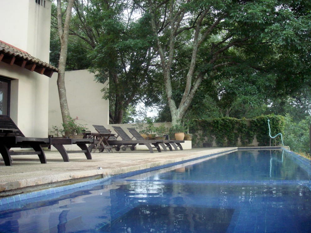 Photo of a contemporary pool in Mexico City.