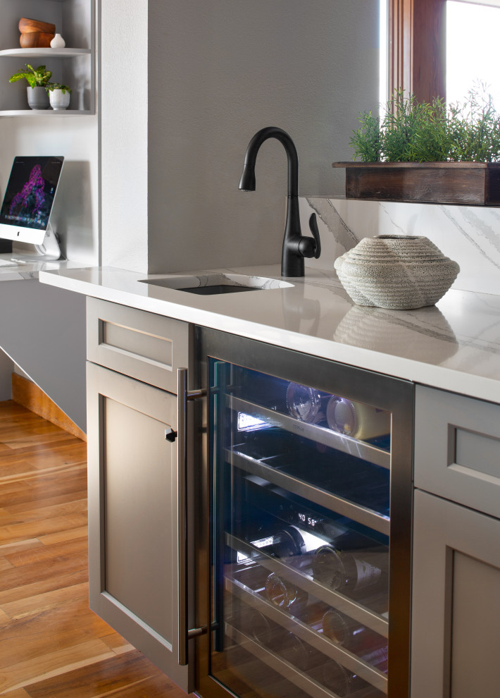 Inspiration for a transitional kitchen remodel in Denver
