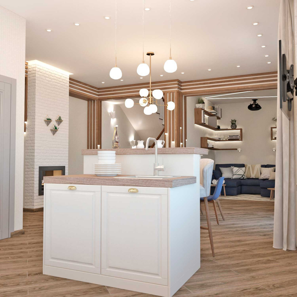 Дом в современном стиле (сканди+современный)