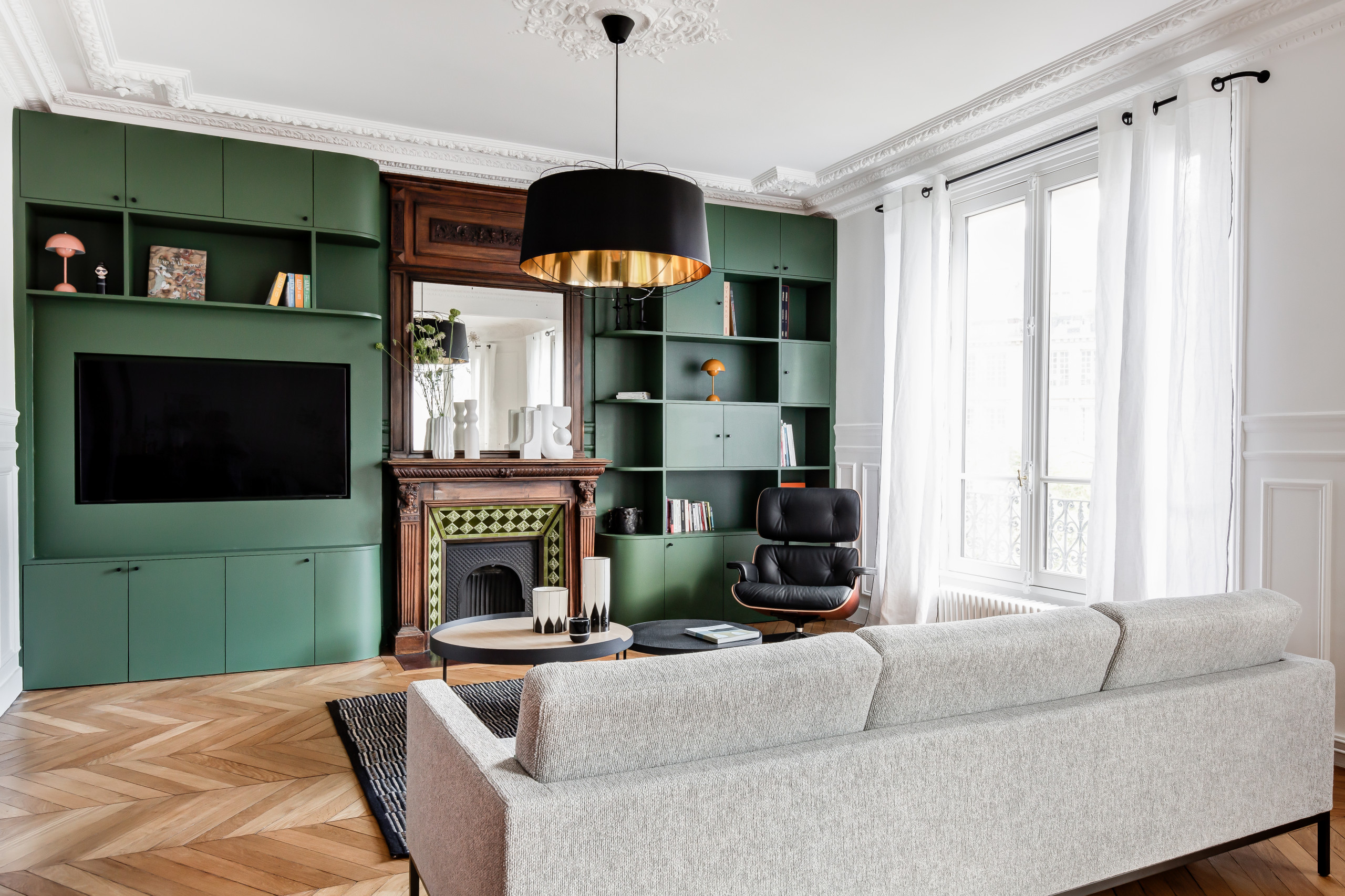 Transformation d'un appartement haussmannien de 120m²